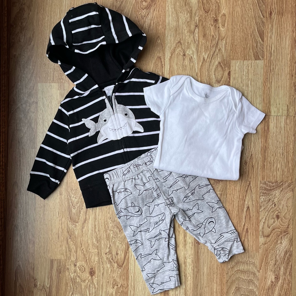 Carters Shark Outfit Set
